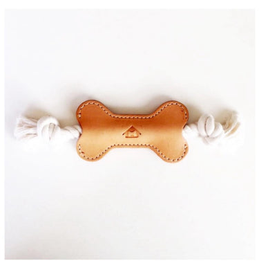 Leather Dog Bone